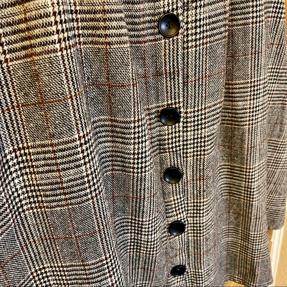 VINTAGE TWEED CIRCLE SKIRT 🤎📚 - Picture 5 of 9